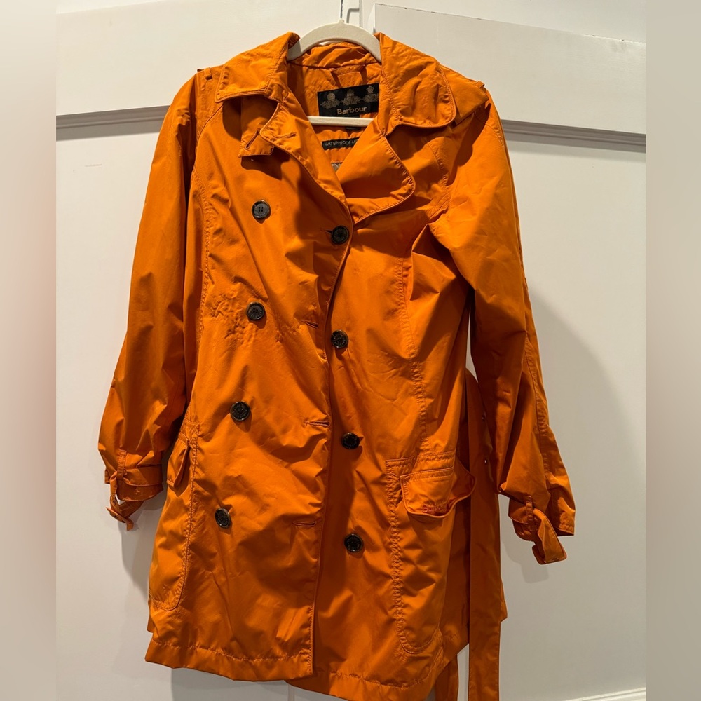 Woman’s Barbour rain jacket- waterproof and breathable